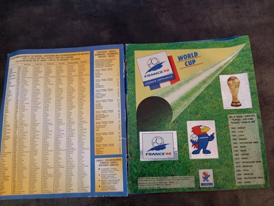 album panini france 98 - Photo 2/4