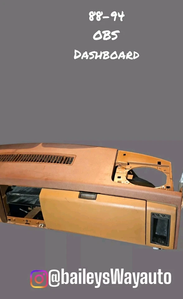 88-94 CHEVROLET GMC OBS SUBURBAN TAHOE SILVERADO C1500 TABLERO DE INSTRUMENTOS (IMPRESCINDIBLE VER Foto 3 de 4