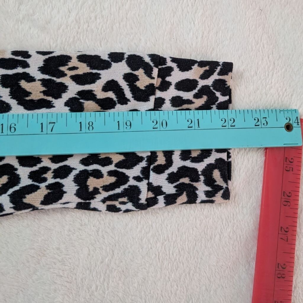 Kate Spade Romper Leopard Print Long Sleeve Jumpsuit - Large thumbnail 13