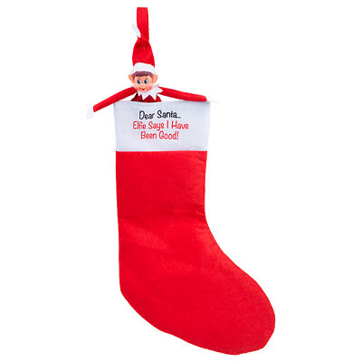 Elf Weihnachten Eve Elf Strumpf - Elfie Says I Have Been Gut
