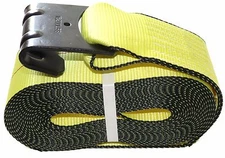 (10) 4" x 30' Cargo Winch Strap with Flat Hook Step Deck Truck Trailer Tie Down