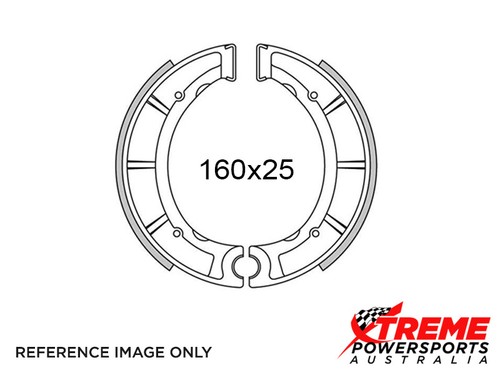 Newfren Rear Brake Shoe Yamaha IT 425 G 1980 GF1168 - Picture 2 of 3