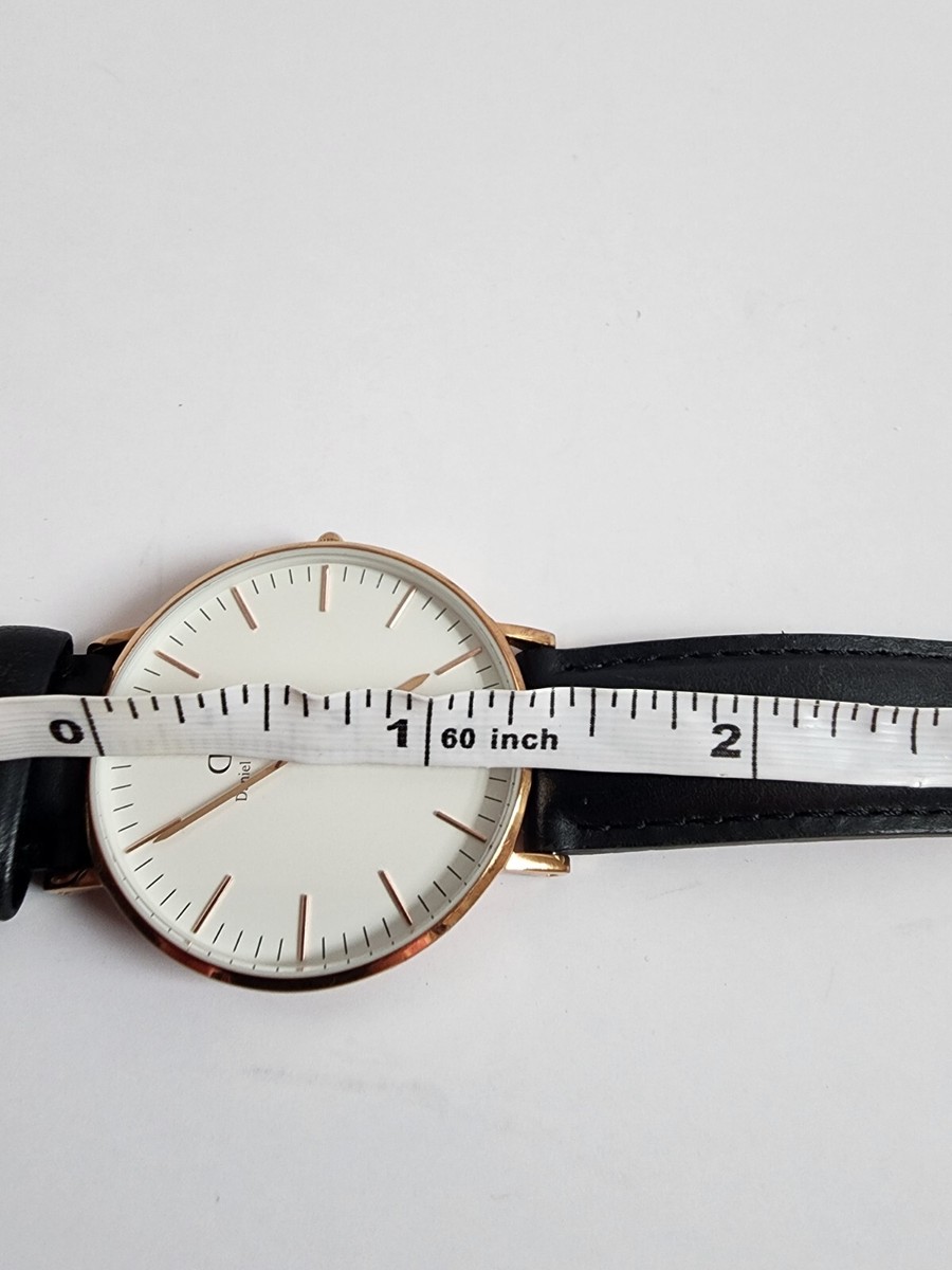 Daniel Wellington Watch Classic Round 36mm Case Black Leather New