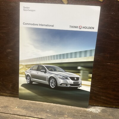 Holden Commodore International Sedan Sport wagon 2013 Sales Brochure 