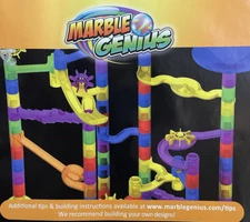 Marble Genius Marble Glow Run Race Track Set 115 pcs Starter Set