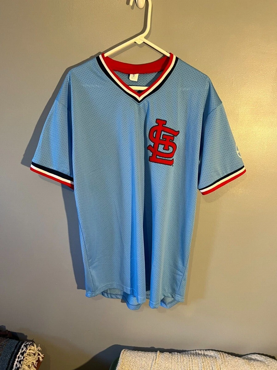Blue top cardinals jersey