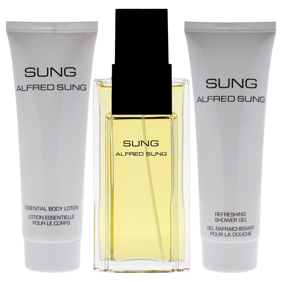 Sung by Alfred Sung for Women - 3 Pc Gift Set 3.4oz EDT Spray & More - Image 2 of 4