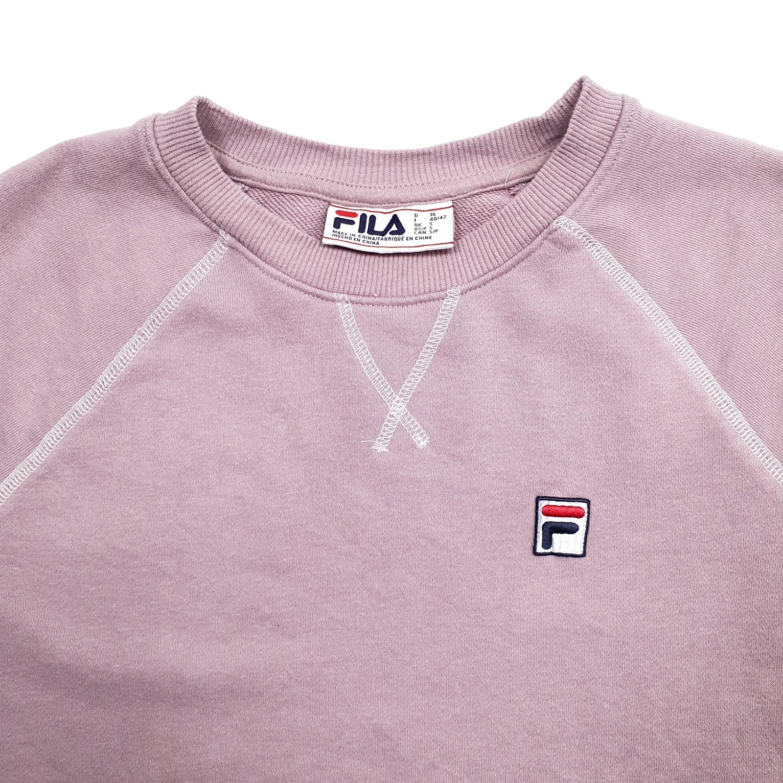 FILA Crewneck Cotton Jumper Sweatshirt Womens S image 2