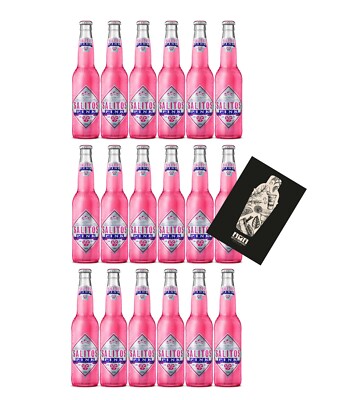 Salitos 18er Set Bier Salitos Pink Beer 18x 0,33L (5% Vol) inkl. Pfand MEHRWEG 