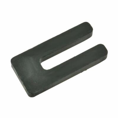 Pack of 20 Black Plastic 10mm x 75mm x 36mm Horseshoe Window Packer ...