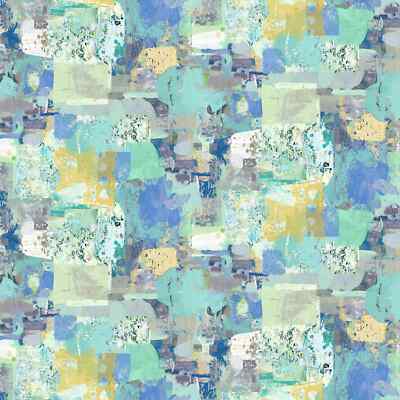 Painter's Joy, Multi Color Digital Patchwork Clothworks 44'' Wide BTY