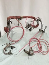 Sachs Huret Derailleur/Front, Handlebars/Caliper Brakes, Levers, Pink Cable Set.
