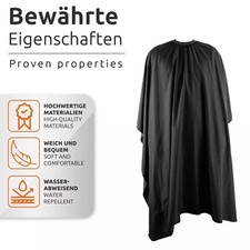 Friseurumhang Haarschneideumhang Frisierumhang Frisörumhang Umhang 150x120 cm