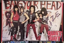 Quiet Riot 1983 - Estate Collection Vintage Record Store Poster 23x34