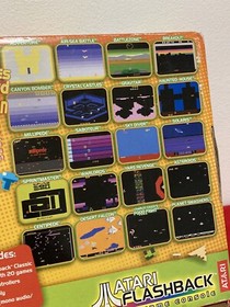 2004 ATARI FLASHBACK CLASSIC VIDEO GAME CONSOLE SYSTEM 20 GAMES OPEN BOX WORKS