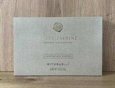 (1046,28 /kg) Rituals Sweet Jasmine Scented Mini Candles Teelichte 6 Stück 43g