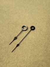 Vintage NOS 18s American Pocket Watch Black/Gray Spade Hr/Min Hands 240/135