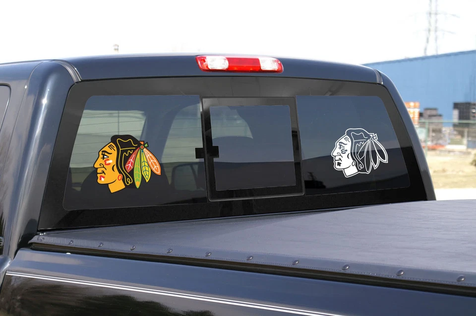 Calcomanías adhesivas NHL - Vinilo impermeable troquelado - Color o blanco - 5" Foto 2 de 4