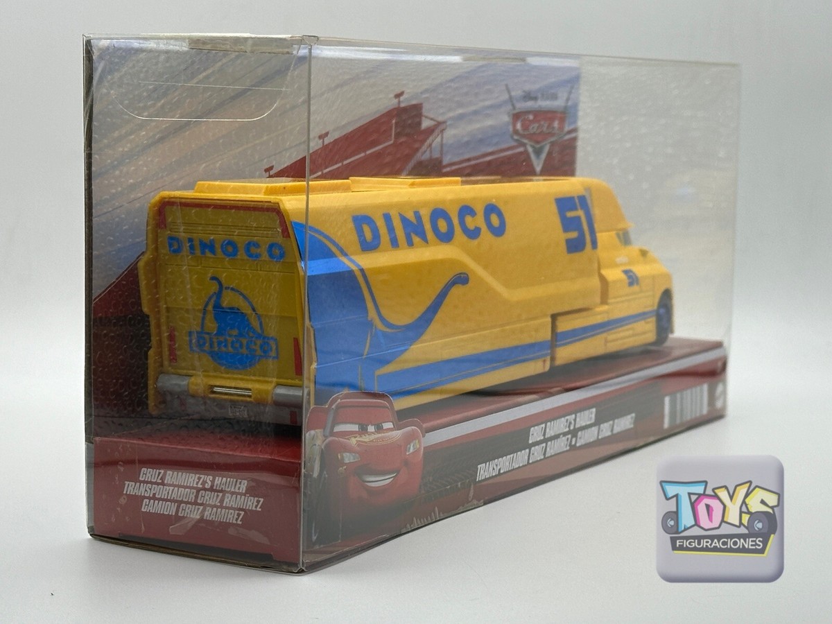 Disney Pixar Cars Dinoco Cruz Ramirez Hauler NEW First Time In Die