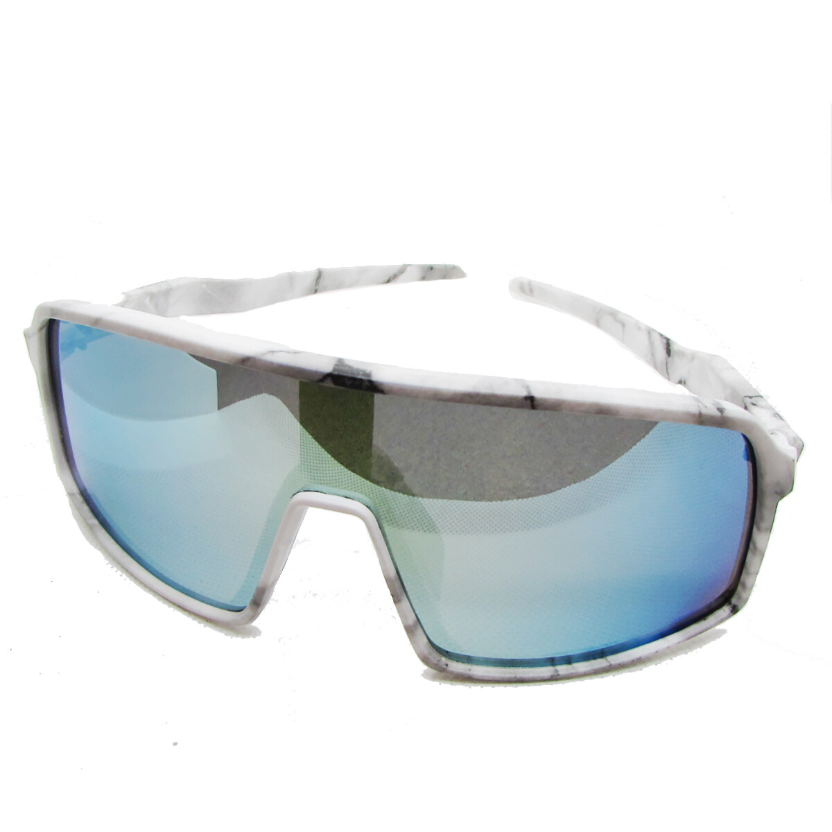 Large Profile Sport Cycling And Running Sunglasses - White