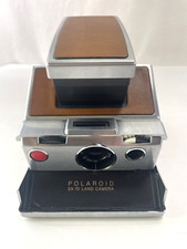 Amazing Oct. 1973 Vintage Polaroid SX-70 Land Camera SLR w/ Leather Carry Case