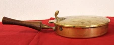 1940-50's Vintage Brass Silent Butler/Crumb Catcher with Wood Handle