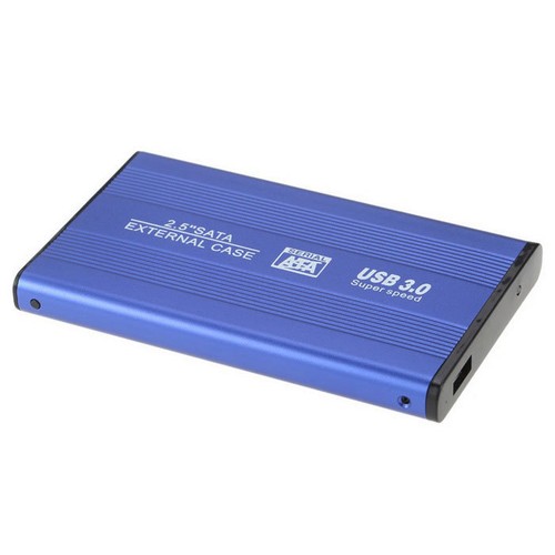 USB 3.0 2.5" inch SATA External Hard Drive HDD SSD Enclosure Case Skin Aluminium - Picture 8 of 20