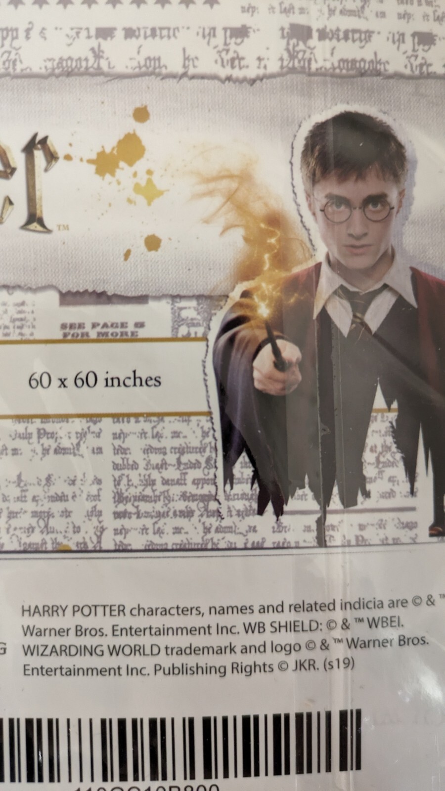 Loot Crate Harry Potter Herbology 101 Wall Tapestry Wizarding World 60