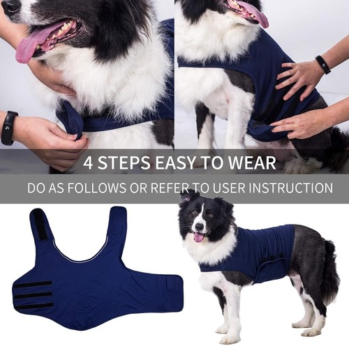 TT.WALK Dog Anxiety Relief Coat, Soft Dog Anxiety Vest Jacket Wrap, Comfortable - Picture 41 of 44