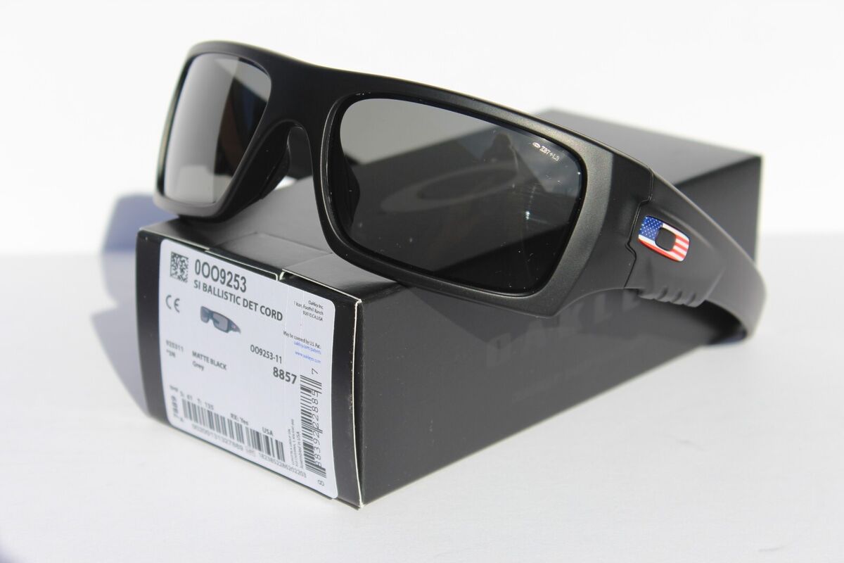 Oakley SI Det Cord USA Flag Sunglasses Gray Lens