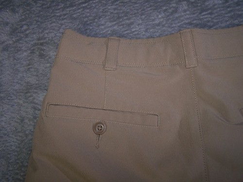 Ben Hogan Shorts Men's 29(Tag 30) Khaki Golf Performance Flat Front Casual Chino - Picture 10 of 12