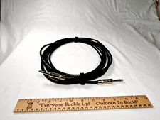 19.5.ft CBI Custom 20 AWG made in USA 1/4" TS Male to 1/4" TS Male Speaker Wire