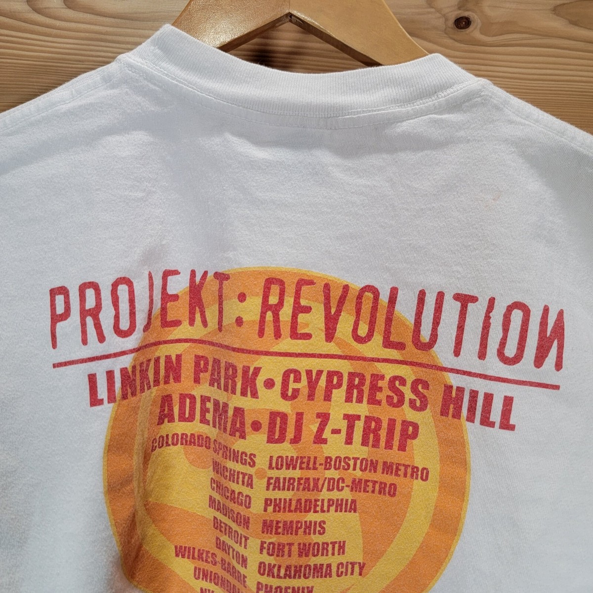 Linkin Park Projekt Revolution 2007 Tシャツ Vintage Linkin Park Projekt Revolution T-Shirt – Justin Reed