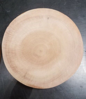 SMALL -  7'' Inch Butcher Block One Piece End Grain Cutting Lime Bar Board