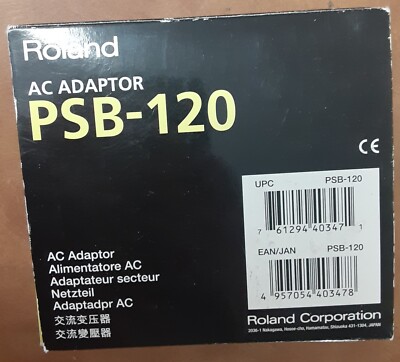 BRAND NEW Roland PSB-120 AC Adaptor | 9 Volt | Clearance