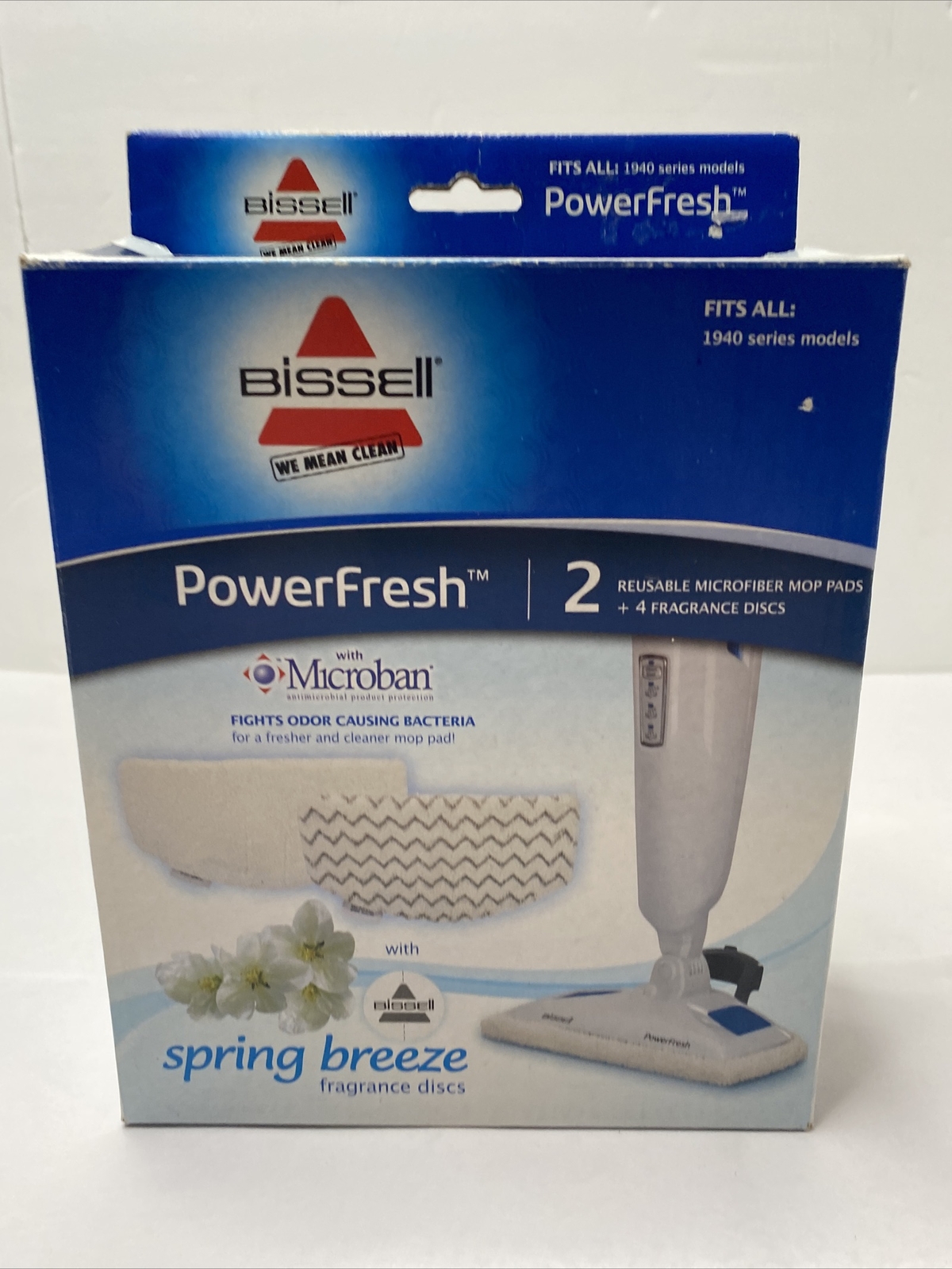 BISSELL POWERFRESH DELUXE MOP PAD KIT 2 Replacement Steam Pads 5938