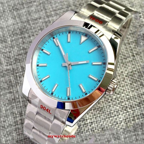 Reloj automático para hombre 36 mm BLIGER verde esfera negra cristal de zafiro NH35A PT5000 - Imagen 9 de 25