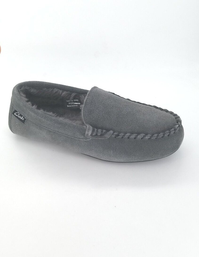 Suede Venetian Moccasin Slippers Grey Size 9M US – Universidad CDEFIS