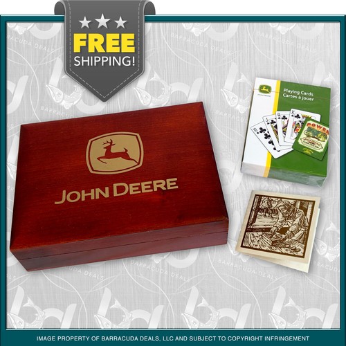 Caja de cartas de juego John Deere con juego de caja de regalo de tarjetas de juego - ¡Con licencia oficial! - Imagen 1 de 11