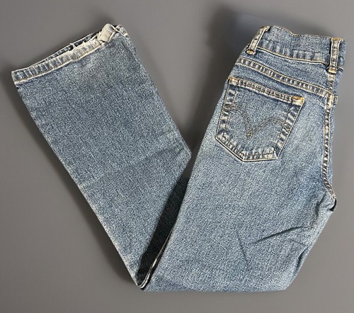 VTG 517 Levi Strauss Boys Youth Denim Jeans Med. Blue Sz. 8 (465.F) - Picture 4 of 7
