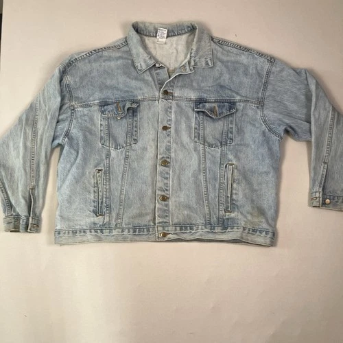 Vintage International Brotherhood Of Teamsters Denim Jacket 3-XL USA Made image 14