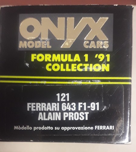 Onyx 1/43 Ferrari 643 F1-91 Alain Prost #27 Onyx 121 leggi descrizione - Foto 6 di 7