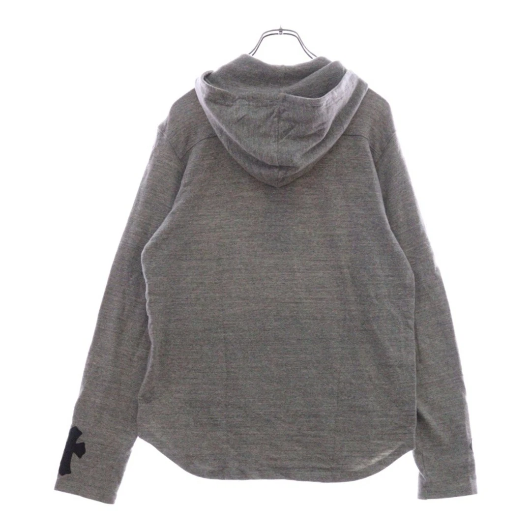 Felpa con cappuccio Chrome Hearts Oldza mez zipss cross patch usata807a25b20cac133d458cc1c4