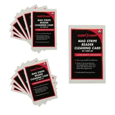 Pkg of 12 Suzo-Happ Magnetic Stripe Reader Cleaning Cards