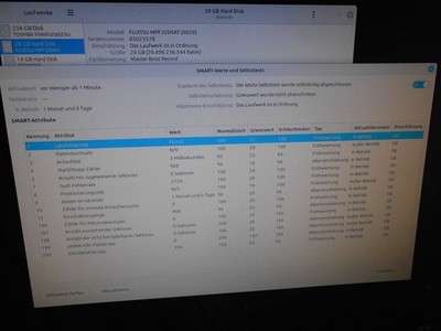FESTPLATTE FUJITSU MPF3204AT 20.4GB 5400U/min PATA ATA IDE 512KB CACHE 3.5'' #7