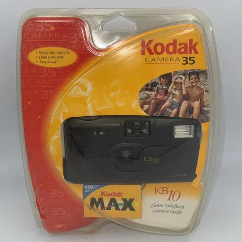 Vtg 1997 KODAK KB 10 35mm Point & Shoot Film Camera Set Sealed Unused NIP