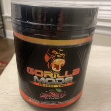 Gorilla Mode Pre-Workout Cherry Blackout New 40 Servings 🇺🇸
