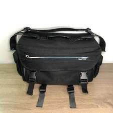Quantaray Large Camera Bag Padded Shoulder Case Adjustable Dividers Vintage 16in