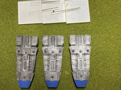 Spartan Games Firestorm Armada Terran Sentinel Class Cruiser (3) Painted