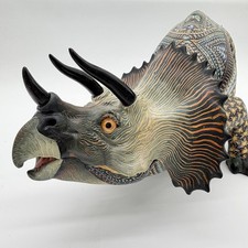 Triceratops figure sculpture Master Polymer Clay Artist Jon Stuart Anderson Dino